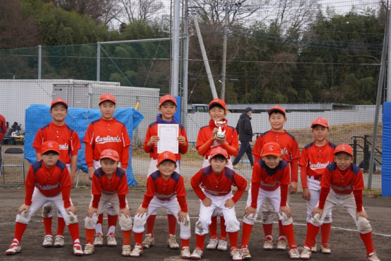 Aチーム 北部地区主催少年野球大会 3位入賞！